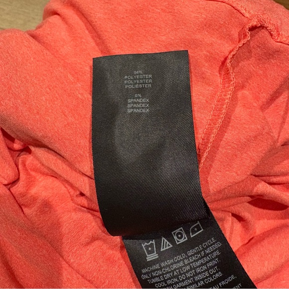 Hurley Orange Short Sleeve T-Shirt, Large - Picture 5 of 7